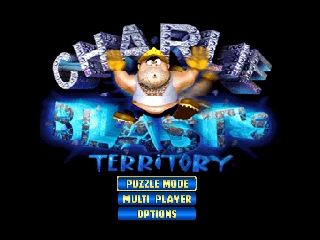 Charlie Blast's Territory (USA) Title Screen